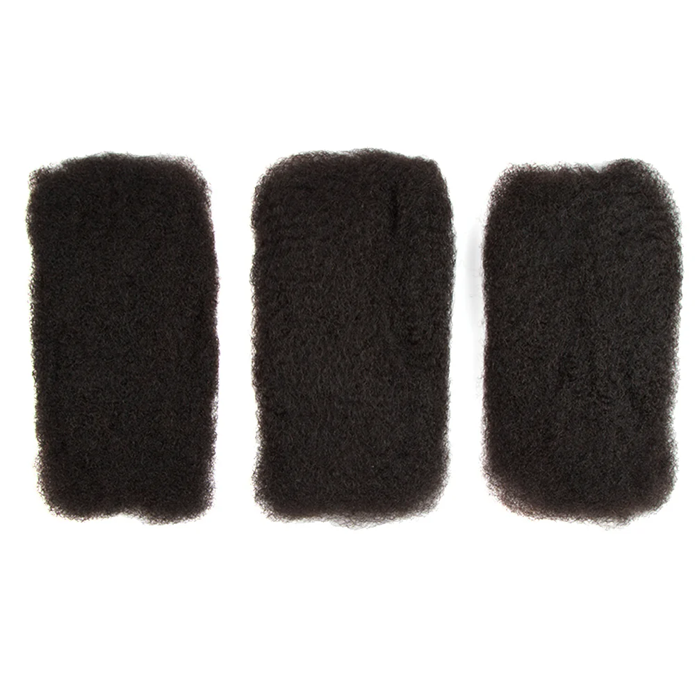 QVR Type 4C Afro Kinky Bulk Braiding Human Hair Extensions For Black Women - Image 9