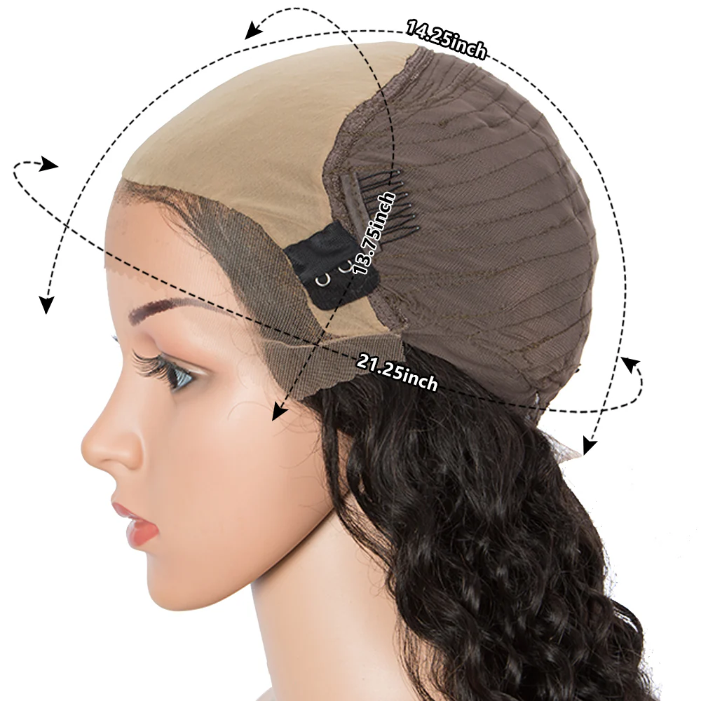 QVR Virgin Human Hair 13x6 Lace Frontal Human Hair Wigs Bleach Knots Deep Curly Wig Invisible Lace Frontal Wigs - Image 8