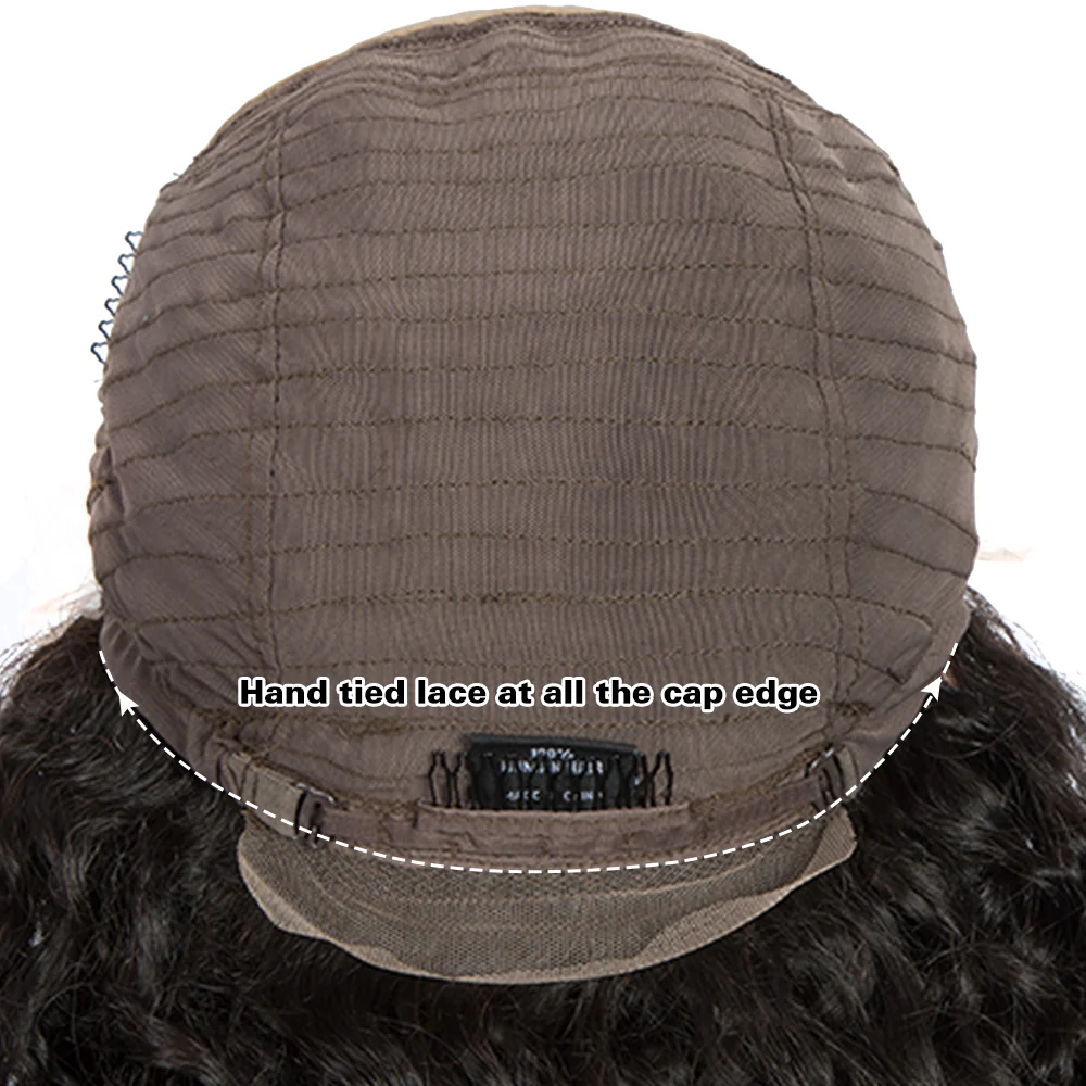 QVR Virgin Human Hair 13x6 Lace Frontal Straight Wigs Bleach Knots Wig - Image 9