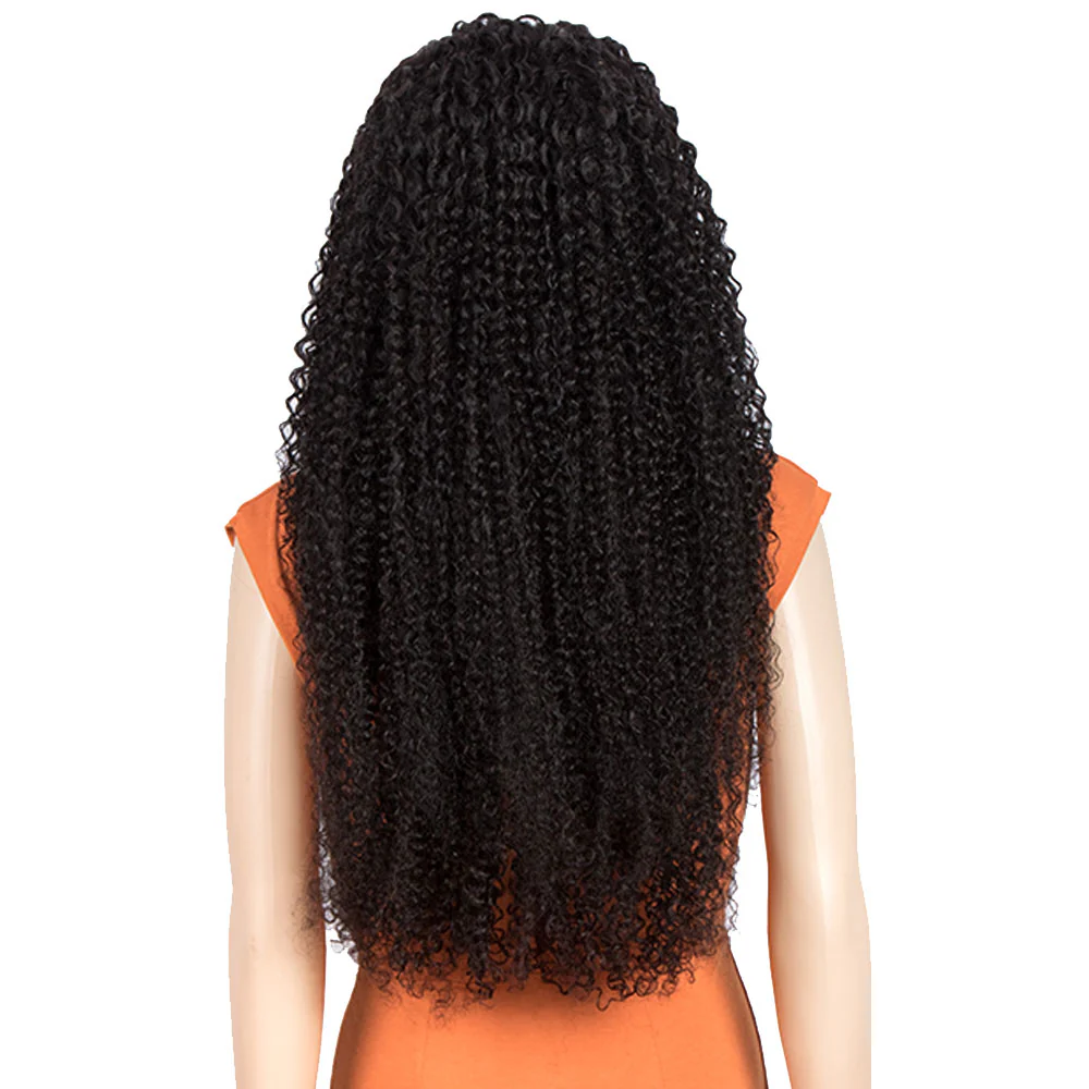 QVR Remy Human Hair 13*4 Lace Frontal Wigs Curly Wave Wig - Image 6