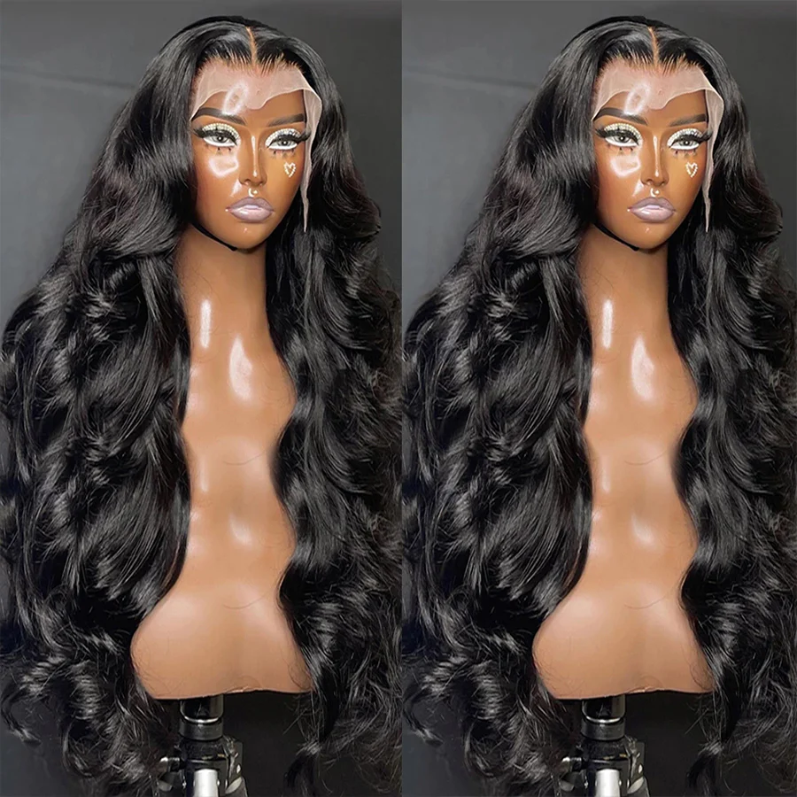 Hd Transparent Lace Frontal Wig 30Inch Body Wave Lace Front Human Hair Wigs 200 Density 4x4 5x5 Lace Closure Wigs For Women - Image 5