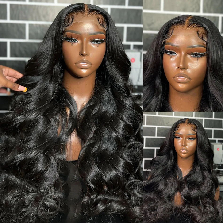 Hd Transparent Lace Frontal Wig 30Inch Body Wave Lace Front Human Hair Wigs 200 Density 4x4 5x5 Lace Closure Wigs For Women - Image 6