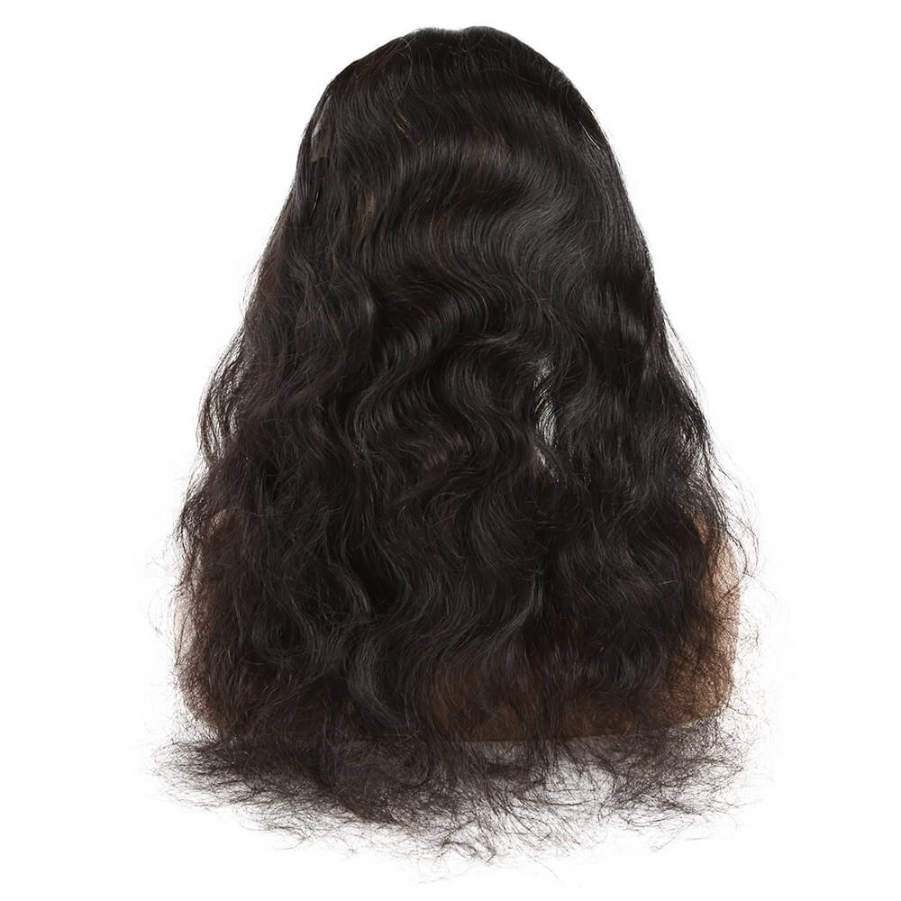 QVR Virgin Human Hair 360 Frontal Closure Body Wave Natural Color - Image 6