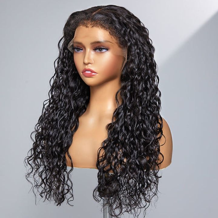 QVR 4C Curly Edges Water Wave Hair 13x4 5x5 HD Lace Front Wigs With Realistic Hairline - Image 7