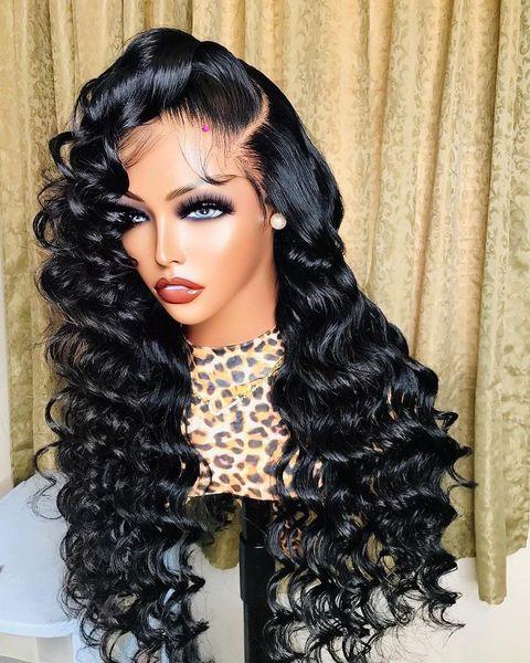 99j Burgundy Loose Deep Wave Wig Beautiful Crimp Wave 13x4 Lace Frontal | 4x4 Closure Human Hair Wigs - Image 7