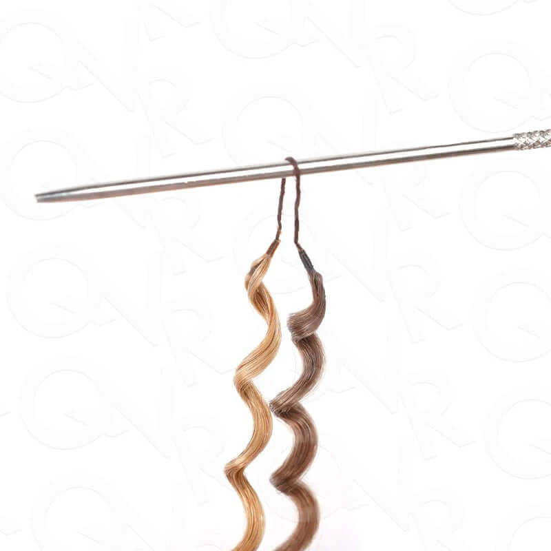 BOGO|#P4/27 Small Kinky Curly Feather Crochet Human Hair Extentions - Image 7