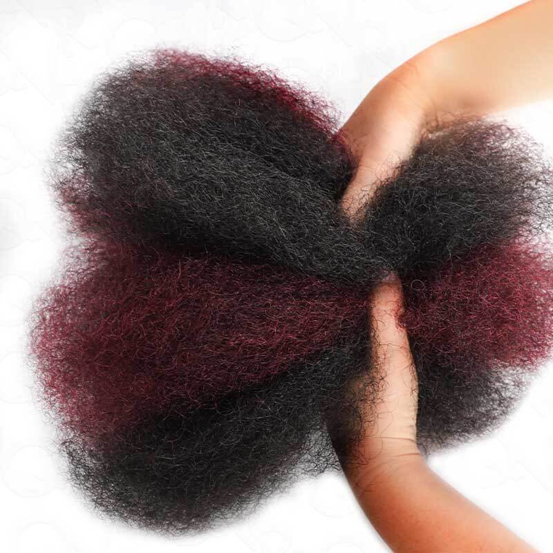 B3G1|QVR Color Combo Afro Kinky Bulk Human Hair For Braiding Dreadlock - Image 8