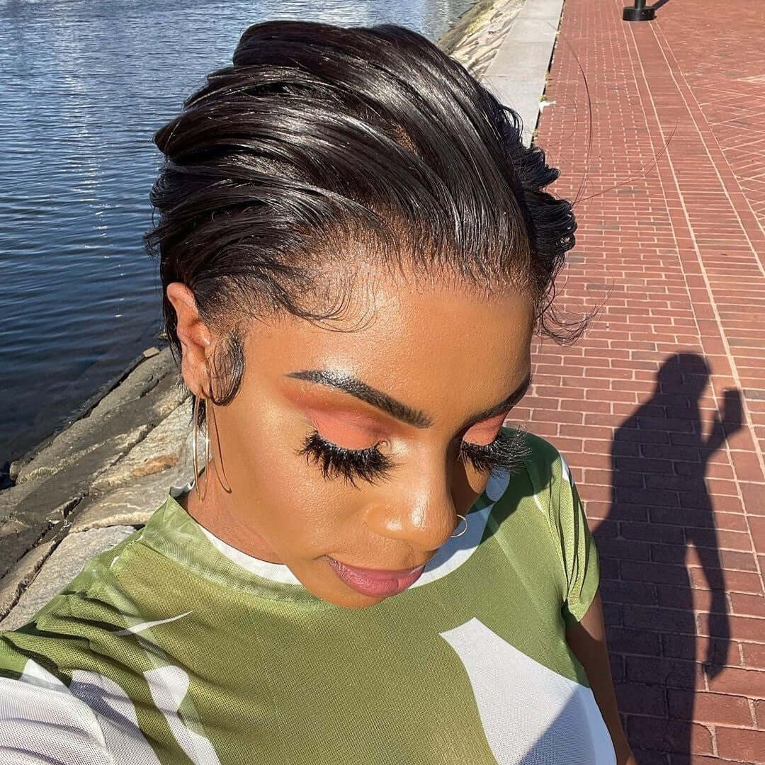 BOGO|Boss Lady Side Part Pixie Cut Wigs - Image 3