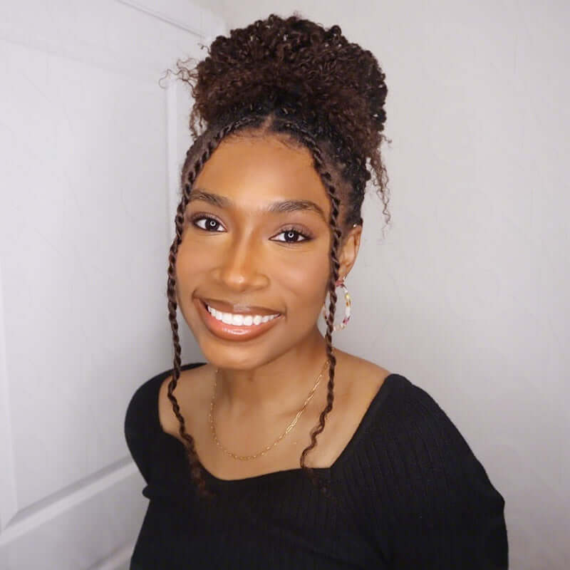 BOGO|Dark Brown #4 Afro kinky Bulk Hair Extensions - Image 6