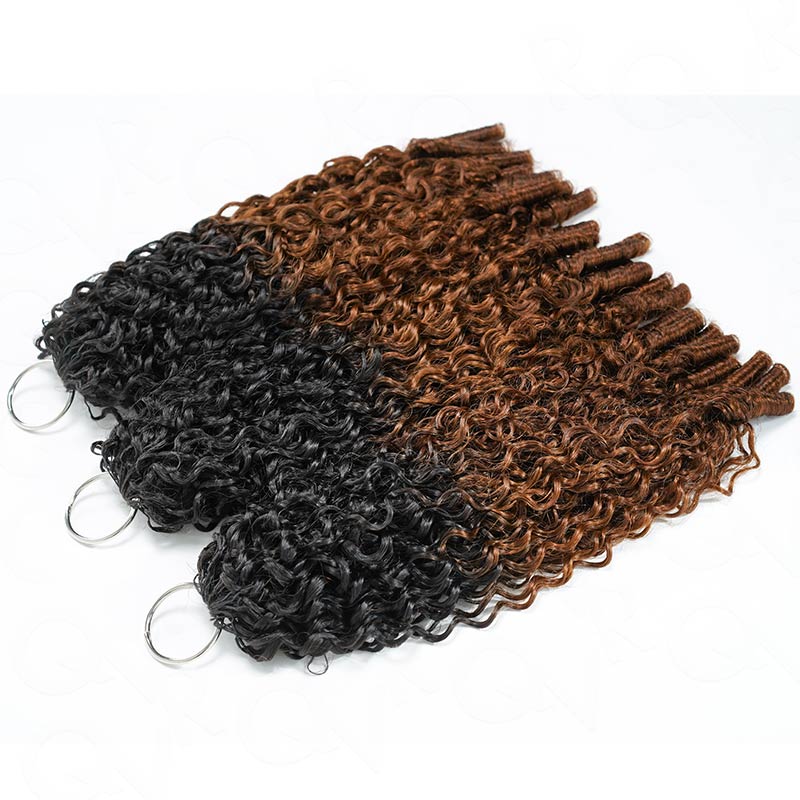 FLASH SALE|Ombre Brown #T1B/30 Feather Crochet Human Hair - Image 18