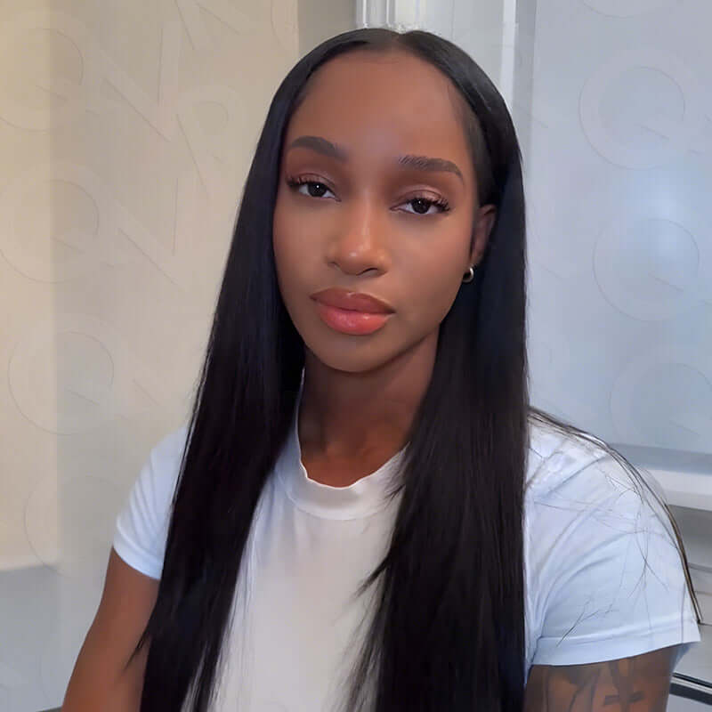 Flash Sale|QVR Invisible 9PCS 5PCS Volumizer Natural Straight Clip In Human Hair Extensions - Image 7