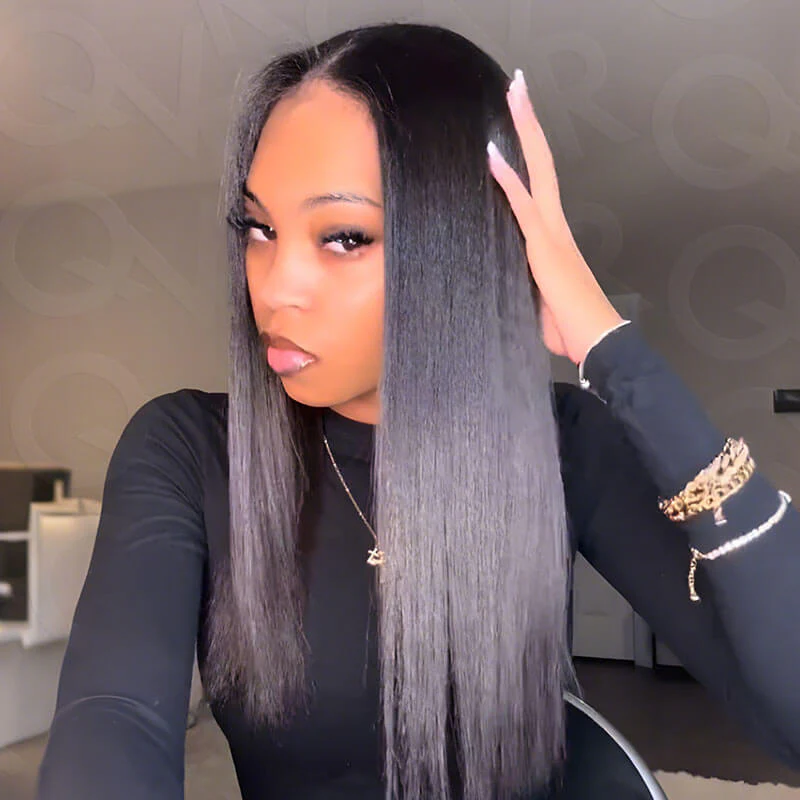 Flash Sale|QVR Invisible 9PCS 5PCS Volumizer Natural Straight Clip In Human Hair Extensions - Image 8