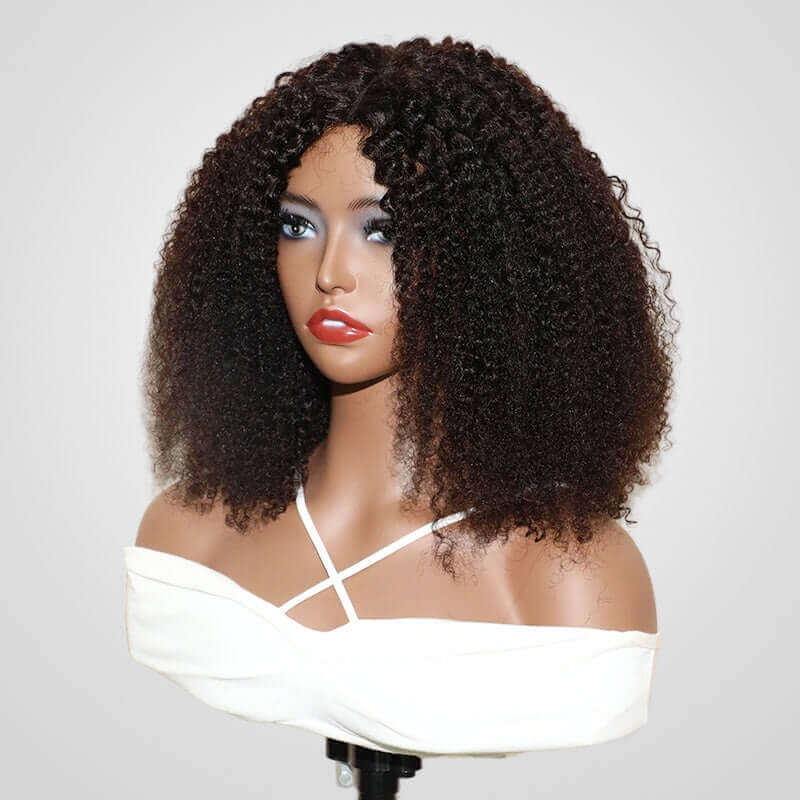 BOGO|Kinky Curly V Part Wig Beginner Friendly - Image 5