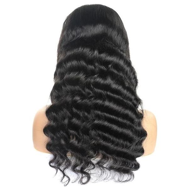 QVR Loose Deep Wave 13x6 HD Lace Front Wig Long Human Hair Wigs For Women - Image 6