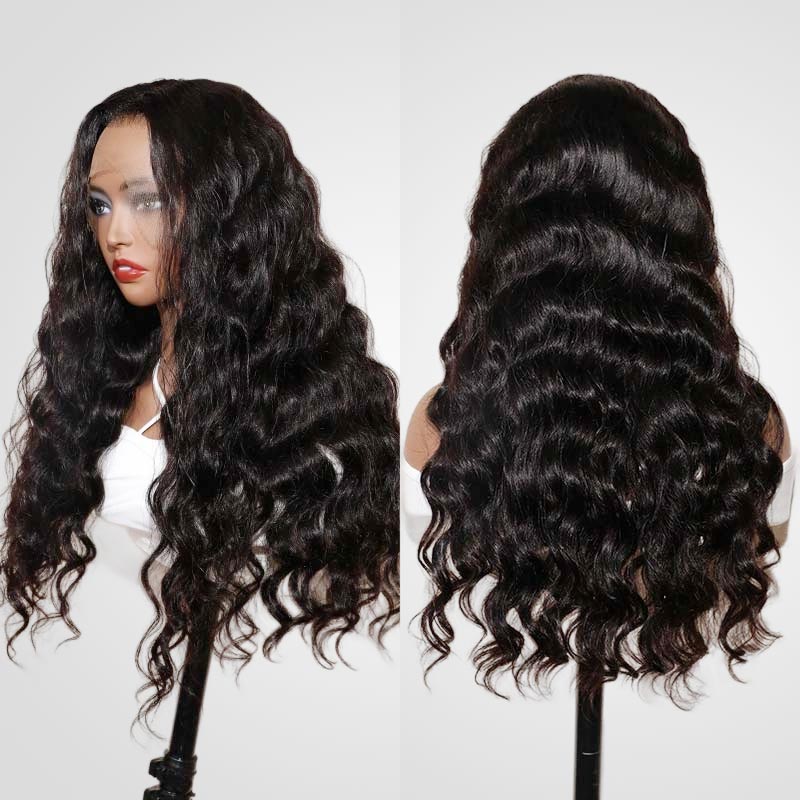 QVR Glueless Loose Deep Wave 4x4 13x4 Lace Front Wig Human Hair Affordable HD Lace Wigs - Image 6