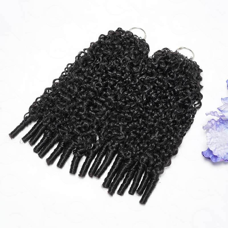 $100off Member Sale|Burmese Curly Feather Crochet Human Hair - Image 13