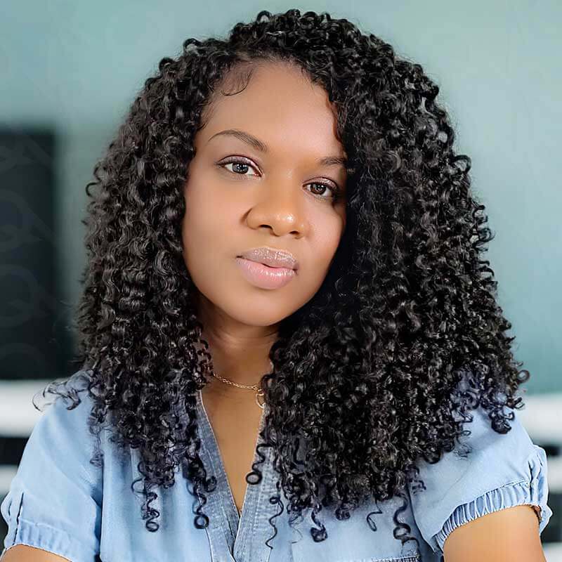 $100off Member Sale|Burmese Curly Feather Crochet Human Hair - Image 3