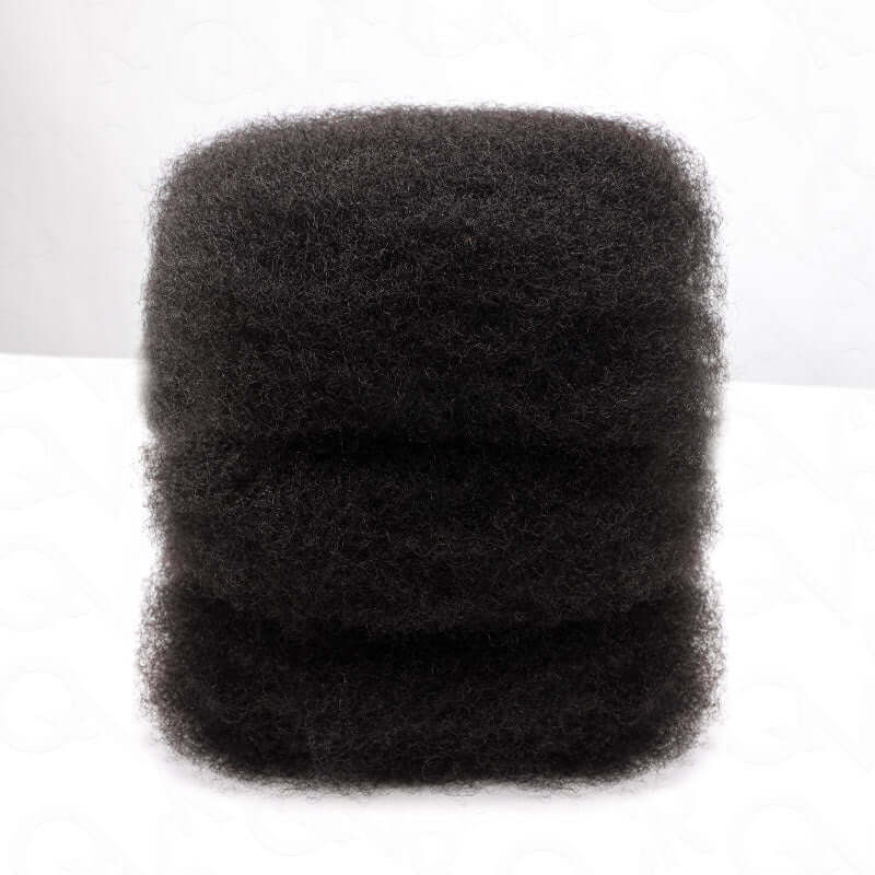 QVR No Short Hair Upgraded Afro Kinky Bulk Human Hair for Braiding & Mini Twists - Image 17