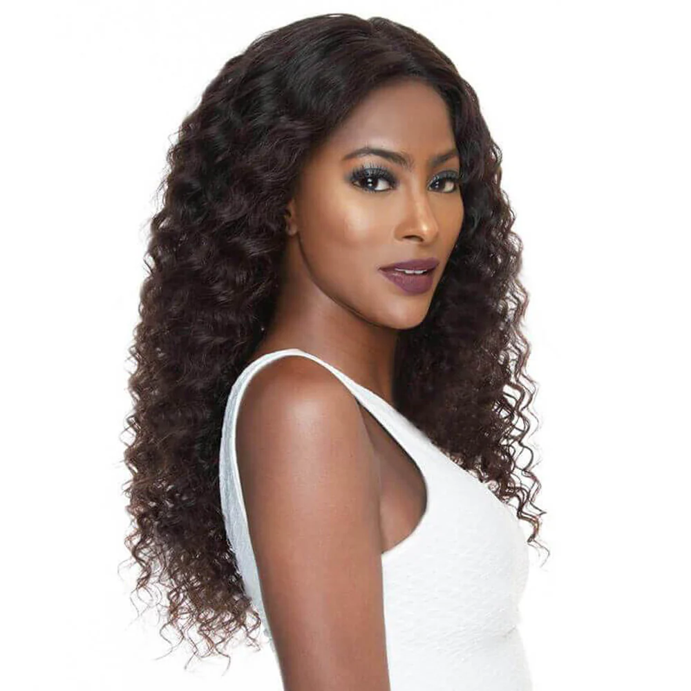 QVR Natural Human Hair Peruvian Deep Wave 3 Bundles