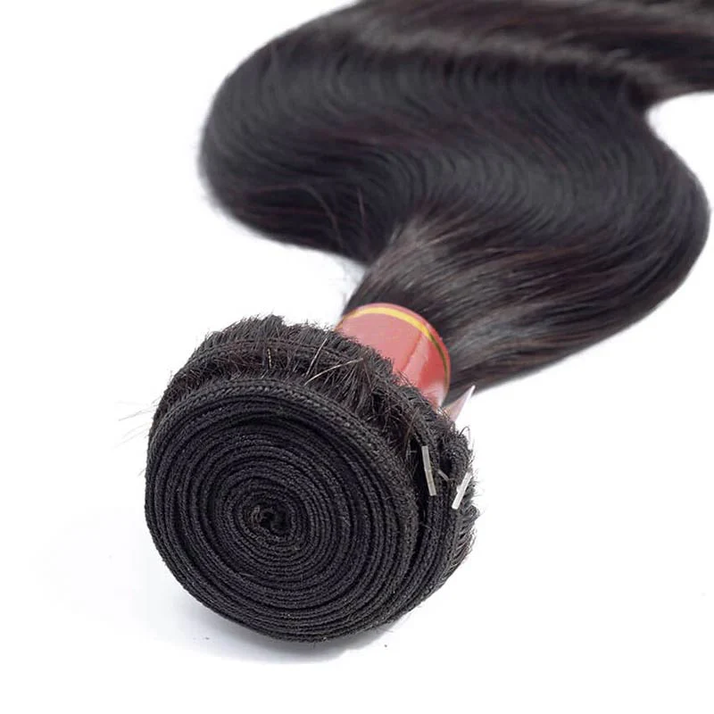 QVR Body Wave Hair Weave 3 Bundles With 4x4 Lace Closure Best Virgin Human Hair - Image 4
