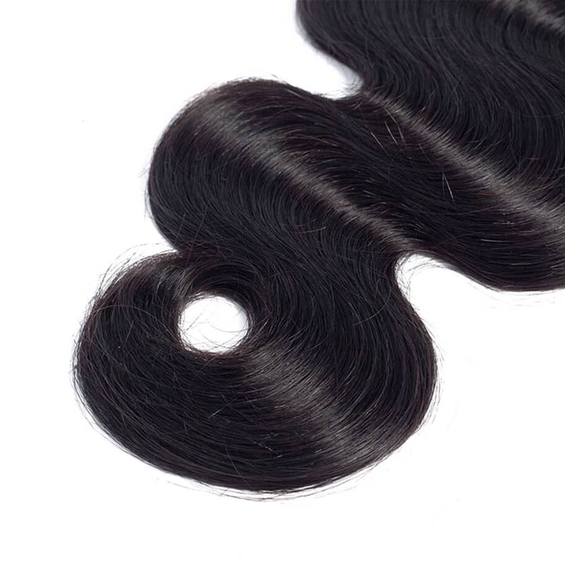QVR Body Wave Hair Weave 3 Bundles With 4x4 Lace Closure Best Virgin Human Hair - Image 6