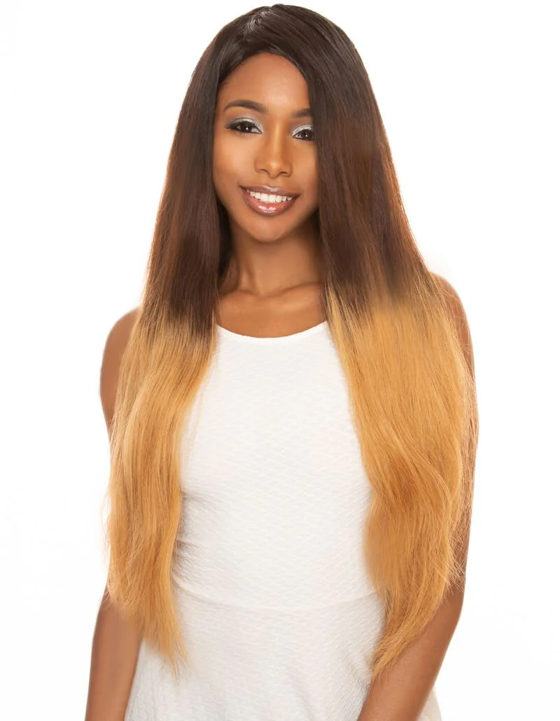 QVR Remy Human Hair 3 Bundles Straight Hair T1B/4/27
