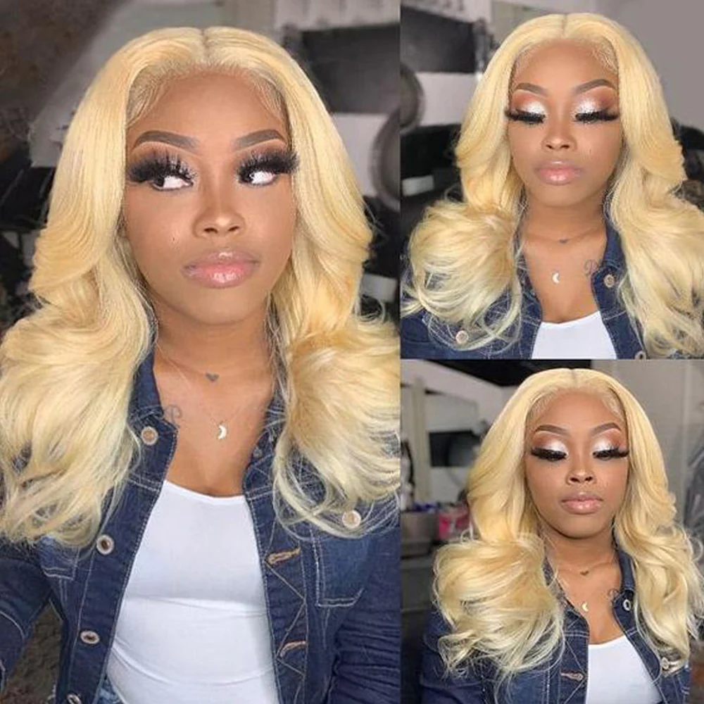 QVR Remy Human Hair Blonde Body Wave 3 Bundles 613 Brazilian Human Hair Wavy bundles - Image 2