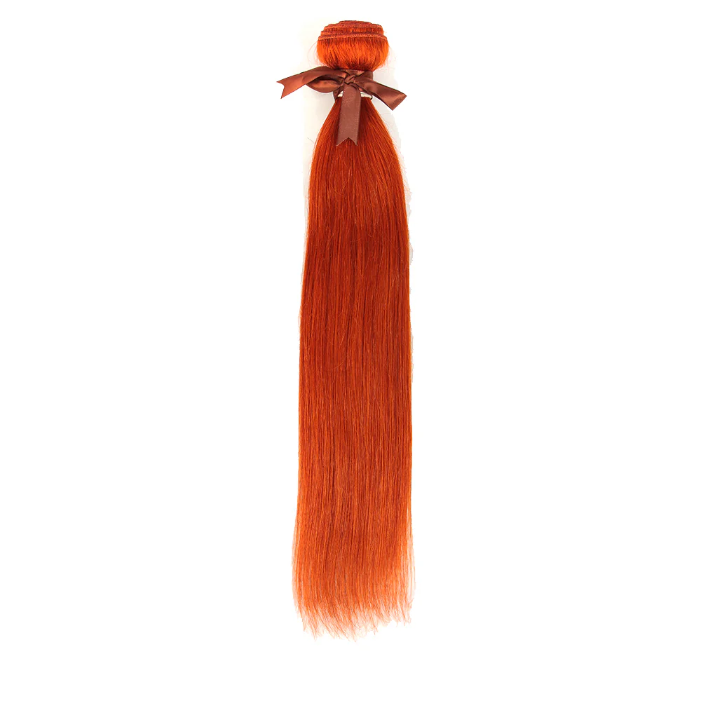 Queen Remy Human Hair 3 Bundles with Blonde Closure Straight Hair Weave - Image 4