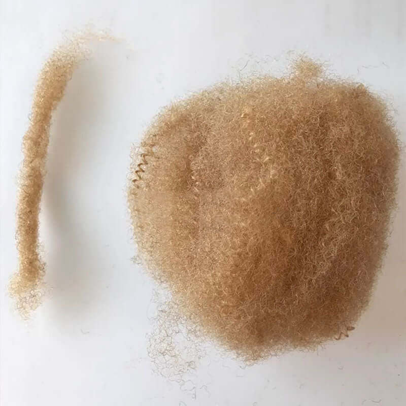 QUICK SHIP|Honey Blonde Afro kinky Bulk Human Hair Extensions - Image 6