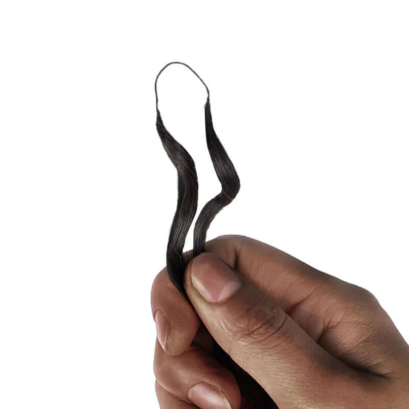 QVR Lightweight T2/30 Color Deep Wave Feather Crochet Braid Human Hair Extensions - Image 7
