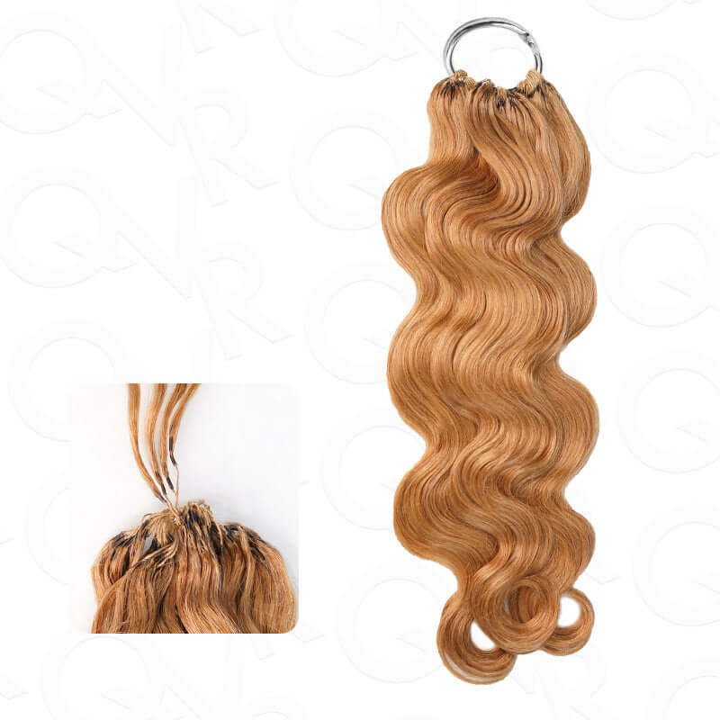 QVR 1 Pack Body Wave Feather Crochet Human Hair Extension - Image 7
