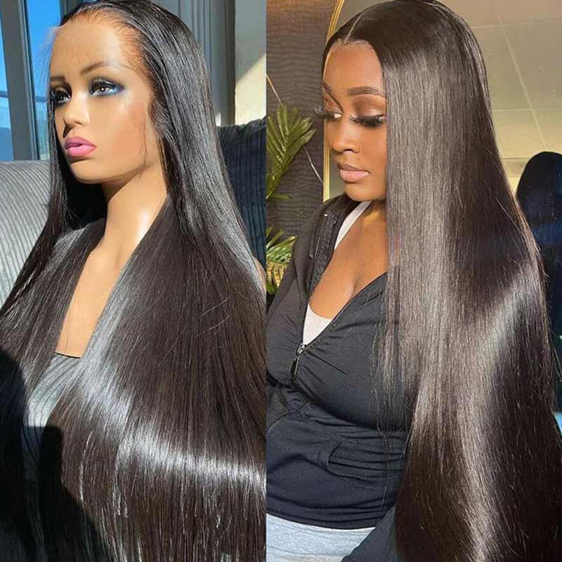 QVR 5x5 HD Lace Closure Wigs Beginner Friendly Straight Glueless Wig Human Hair Wig - Image 3