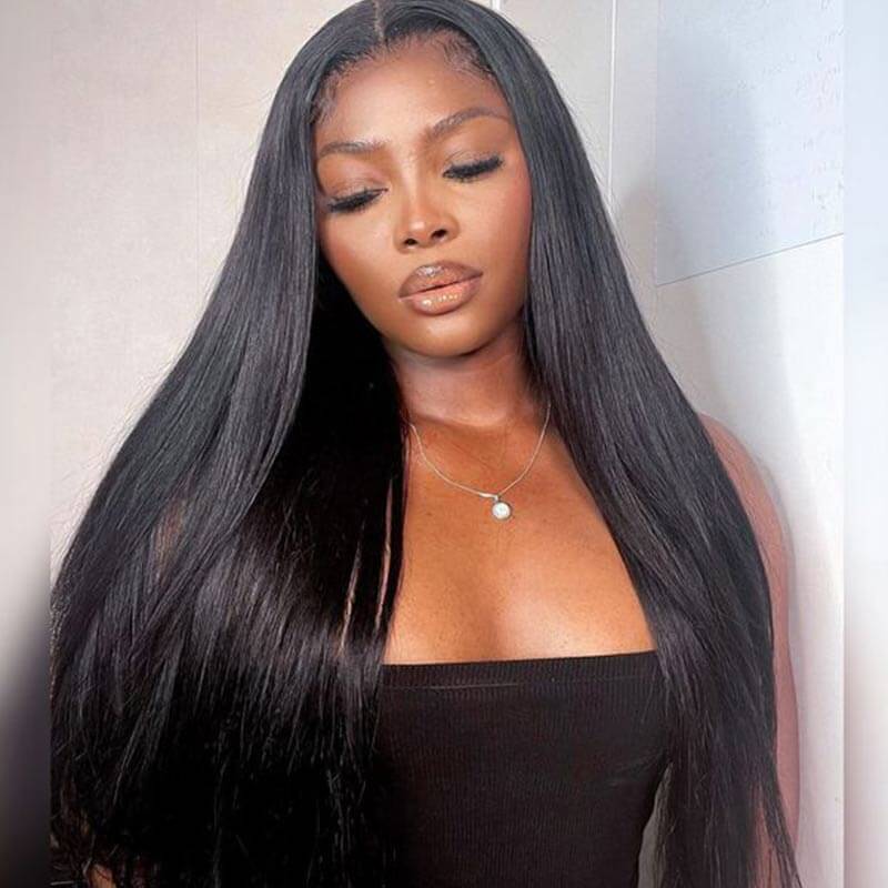 QVR 5x5 HD Lace Closure Wigs Beginner Friendly Straight Glueless Wig Human Hair Wig - Image 4