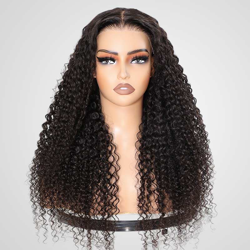 QVR 7x5 Glueless Lace Straight Wig With Pre Plucked Hairline 180% Density - Image 12