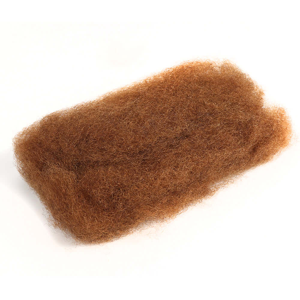 QVR #Auburn Brown+#1B Two Colors Afro Kinky Bulk Human Hair For Braiding DreadLock - Image 5