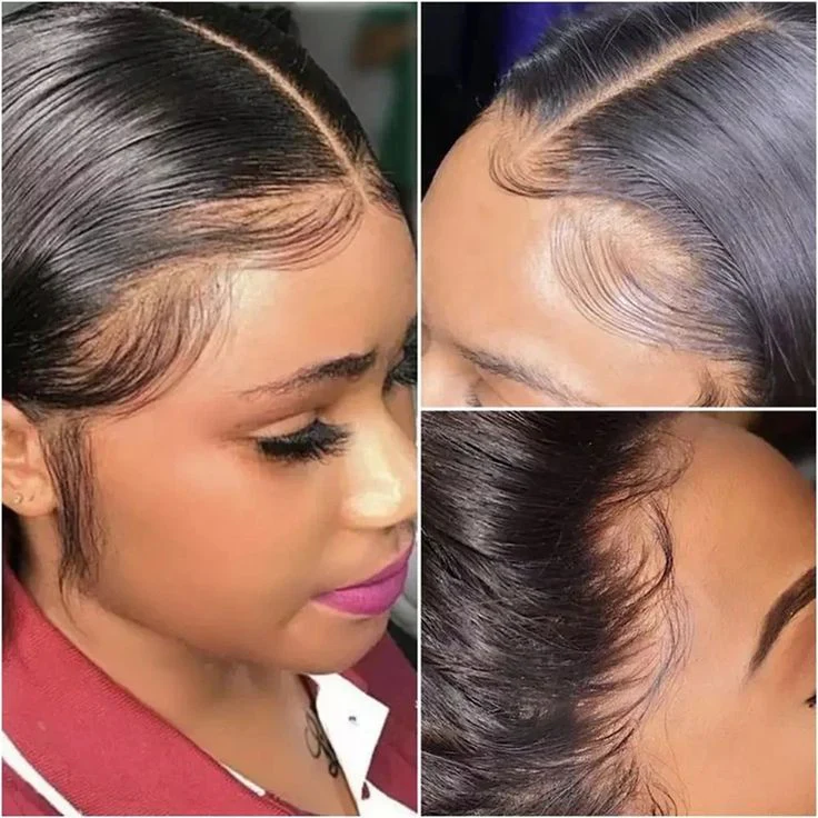 QVR Bob 13x4 Lace Frontal Wigs Brazilian Straight Black Virgin Human Hair Wigs - Image 6