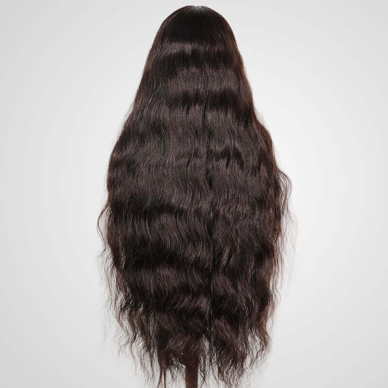 QVR Body Wave 13x4 Lace Frontal Wigs Free Part Long Wig 100% Human Hair - Image 5