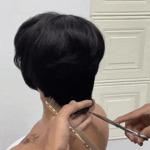 QVR Boss Pixie Cut Wigs Human Hair Short Wigs For Women - Image 6
