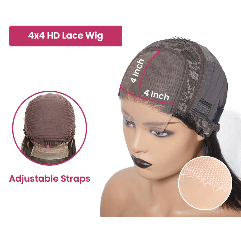 QVR Dark Balayage HD Lace Front Closure Wig Human Hair Body Wave Wigs - Image 11