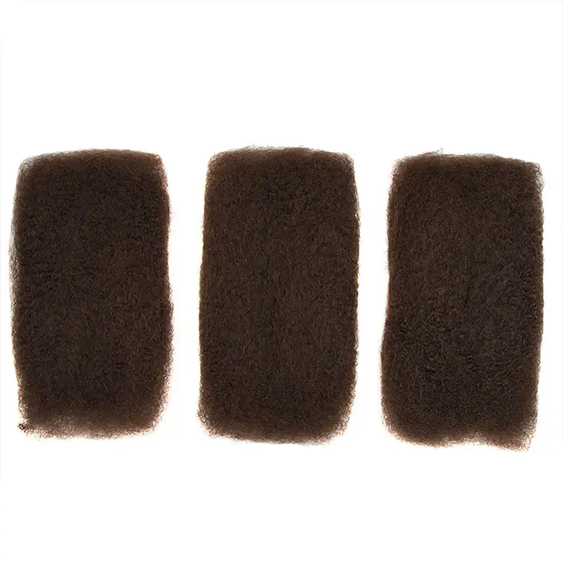 QVR Dark Orange Afro Kinky Bulk Hair Extensions For Braiding Dreadlock Human Hair - Image 12