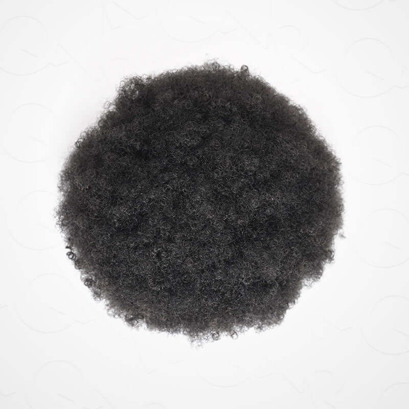 QVR Drawstring Ponytail Extension Afro Puff Human Hair Ponytail Hairstyle - Image 8