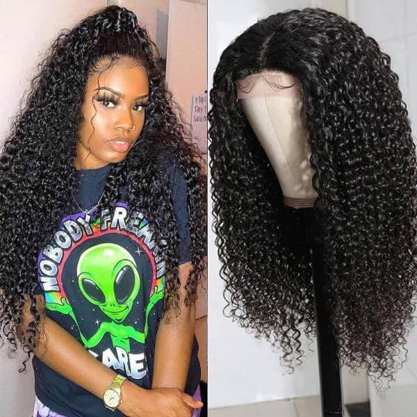 QVR Glueless 5x5 HD Lace Closure Curly Human Hair HD Wig Undetectable Lace - Image 5