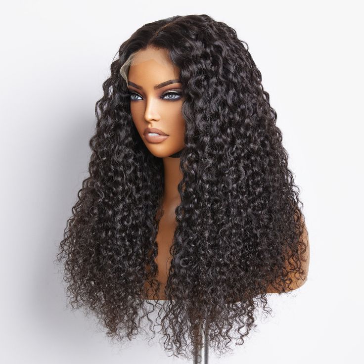 QVR Glueless 5x5 HD Lace Closure Deep Wave Wig Human Hair Undetectable Lace Wig - Image 7
