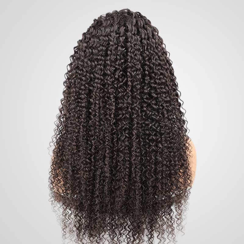 QVR Glueless Jerry Curly Pre-Bleached 7x5 Lace Wig with Pre-plucked Hairline - Image 5