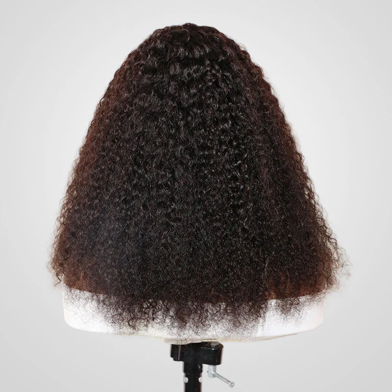 QVR Glueless Jerry Curly V Part Wigs Full Density No Leave Out Wear and Go Wigs - Image 6