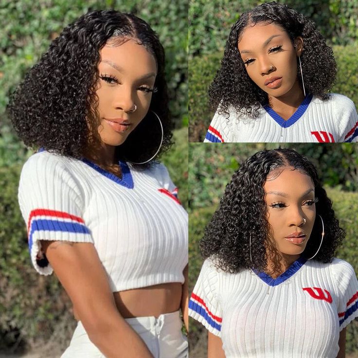 QVR Glueless Pre-cut 4x6 HD Lace Closure Human Hair Short Bob Wigs Water Wave Wear and Go Wigs - Image 6