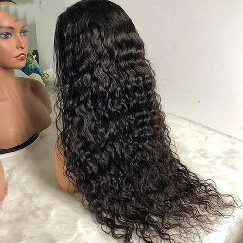 QVR Glueless Water Wave Pre-Bleached 7x5 Lace Wig With Invisible Knots - Image 5
