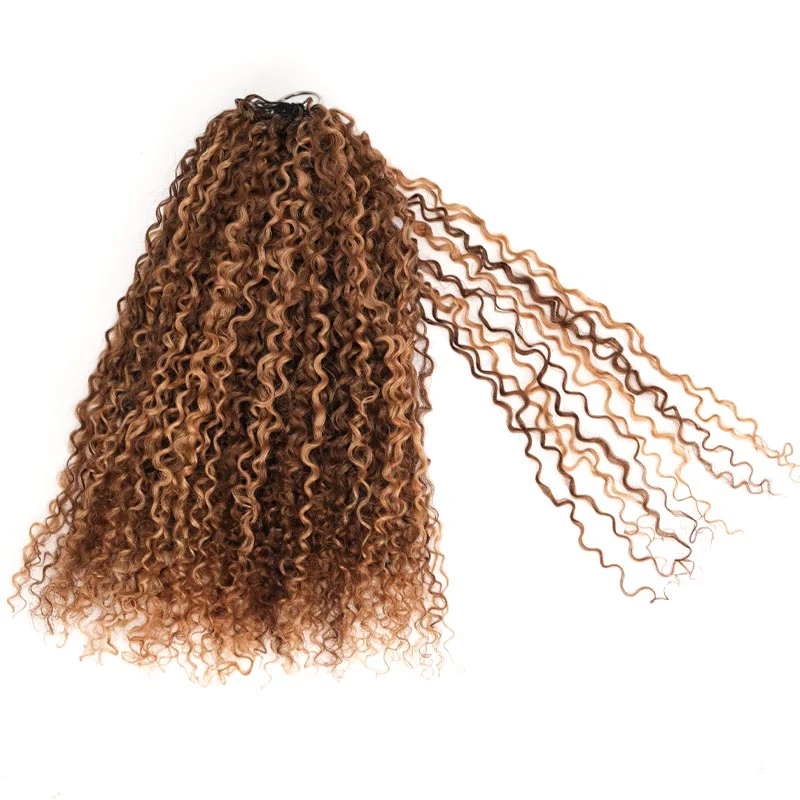 QVR Highlight #P4/27 Feather Crochet Human Hair Miracle Knots Hairstyle Curly Hair Extensions - Image 16