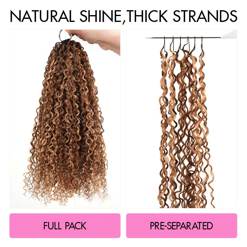 QVR Highlight #P4/27 Feather Crochet Human Hair Burmese Kinky Curly Miracle Knots Hairstyle - Image 3