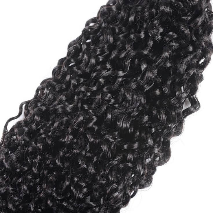 QVR Jerry Curly Human Hair Weaves 1 Bundle - Image 4